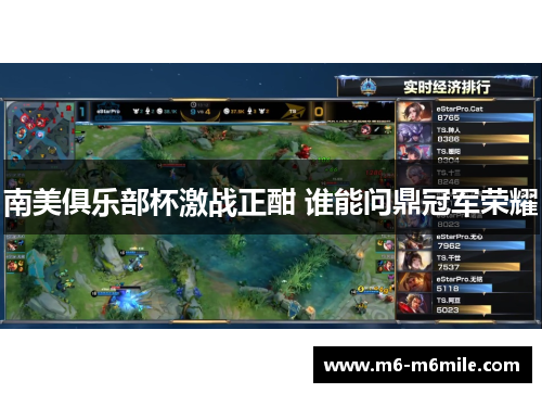 南美俱乐部杯激战正酣 谁能问鼎冠军荣耀